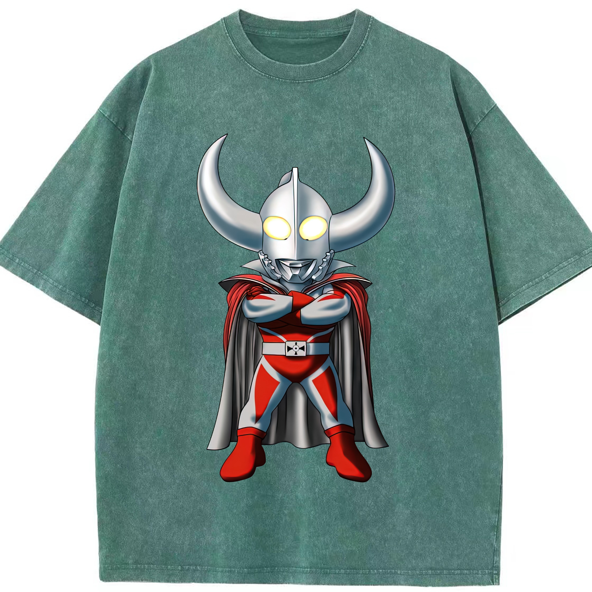 （画像用） ウルトラマン Ultraman 綿100% ヴィンテージ風 半袖Tシャツ（フロントプリント）